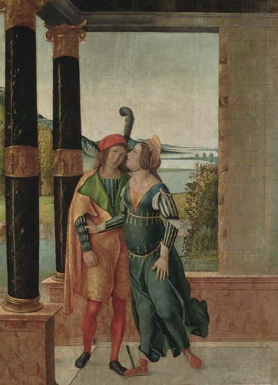 Brutus and Portia, c.1500-50 by Michelle da Verona